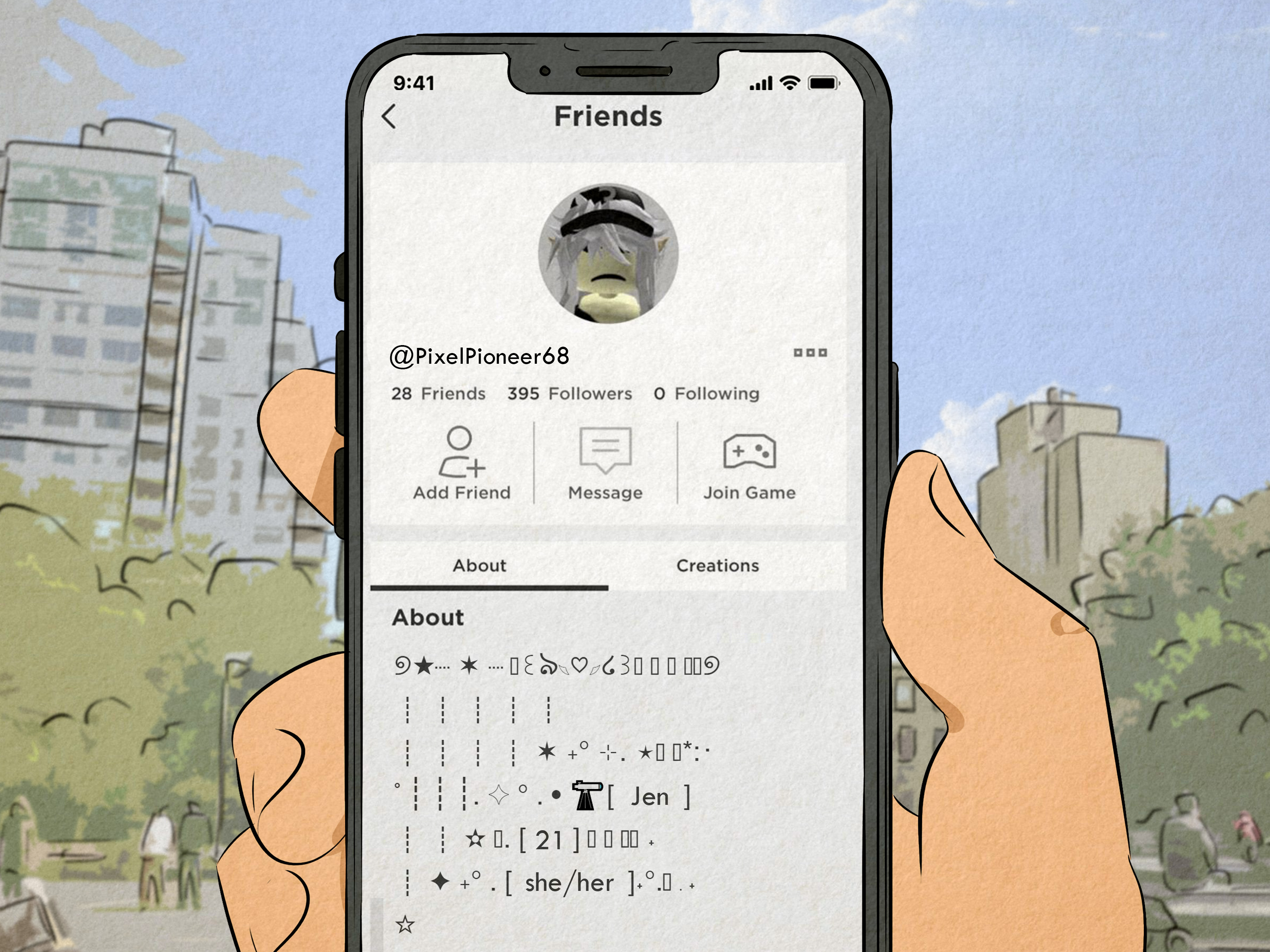 Roblox Bio Template Roblox Bio Ideas Step 12 