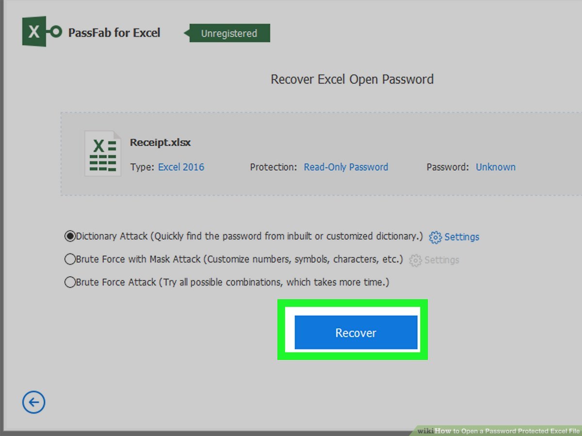 How To Open A Password Protected Excel File With Pictures 