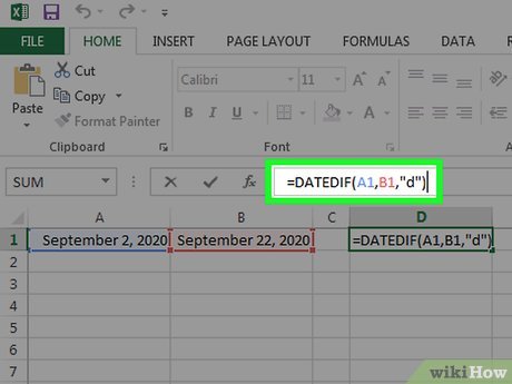 Another option for calculating the number of days between two dates is to use the datedif function. How To Calculate Number Of Days Between Two Dates In Excel