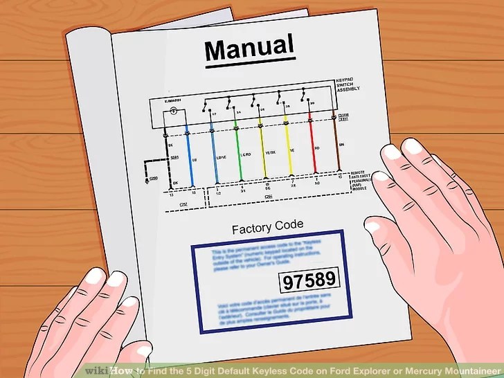 3 Ways To Find The 5 Digit Default Keyless Code On Ford 3 Ways To Find The 5 Digit Default Keyless Code On Ford