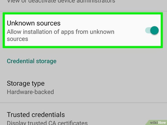 Uninstalling updates on android