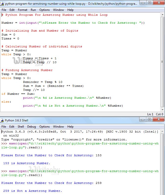 Write A Python Program To Print Armstrong Number Using Function - Premium Landscape Image Gallery - Mobile