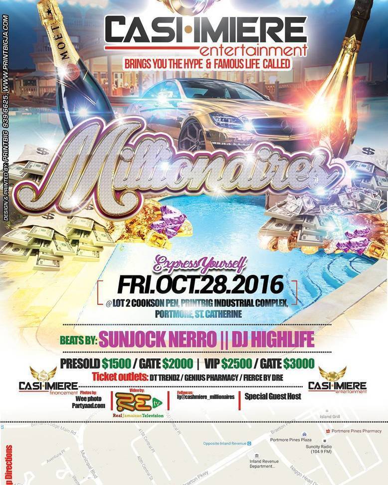 An open invitation to everyone, Friday October 28th our venue will host Milliona