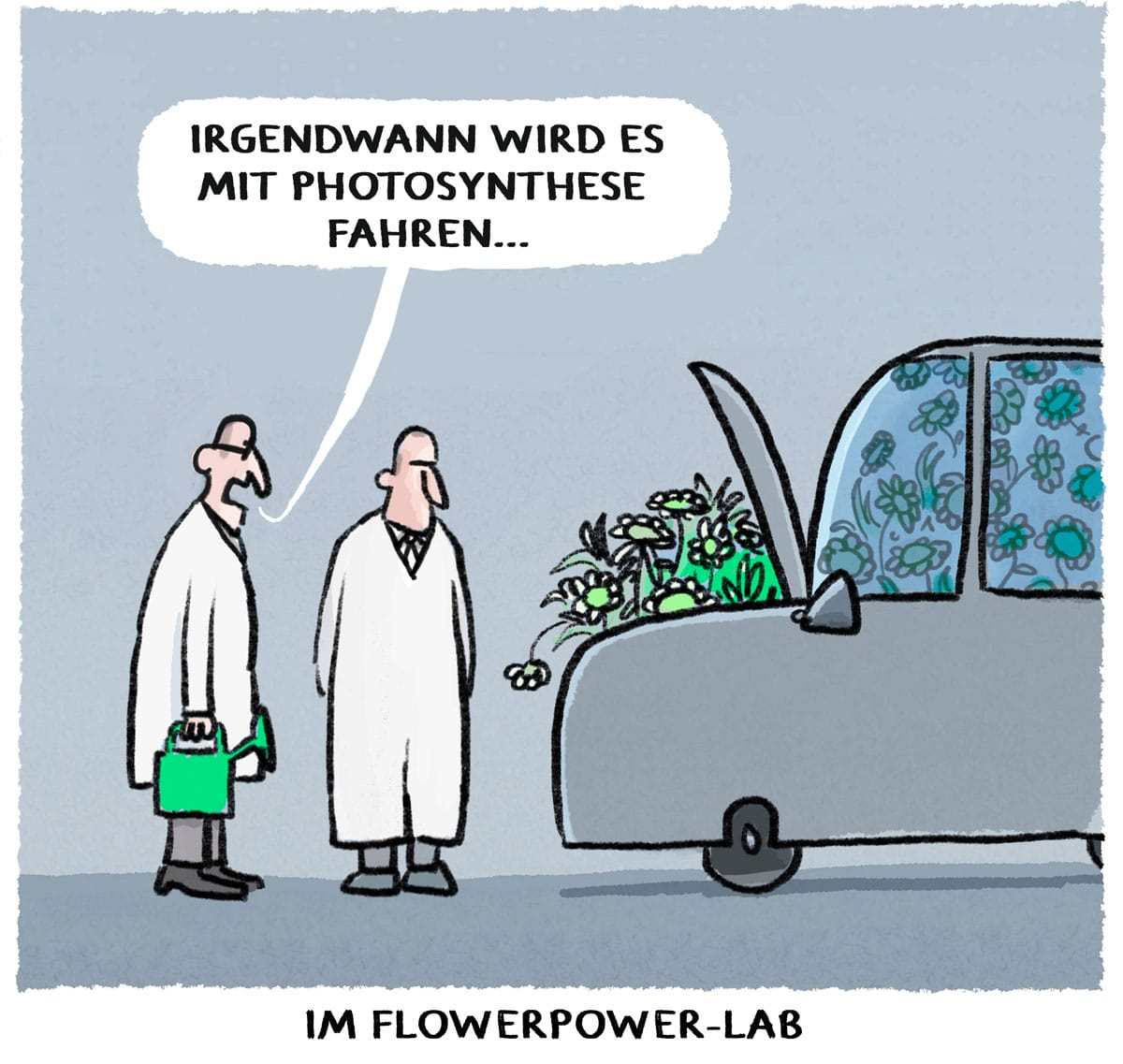 Aus | Die Zukunft in Cartoons | (c) Grolik | Photosynthese