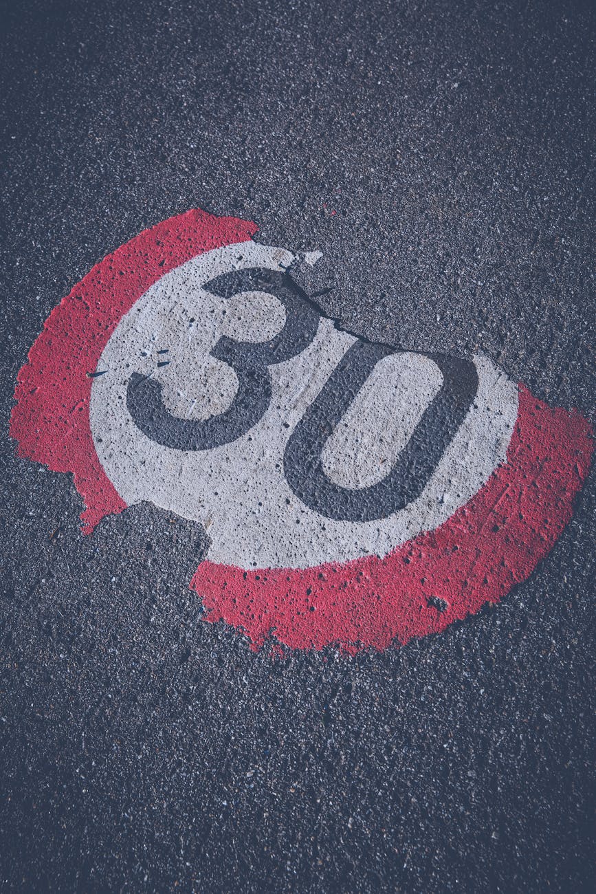 red and white stop sign