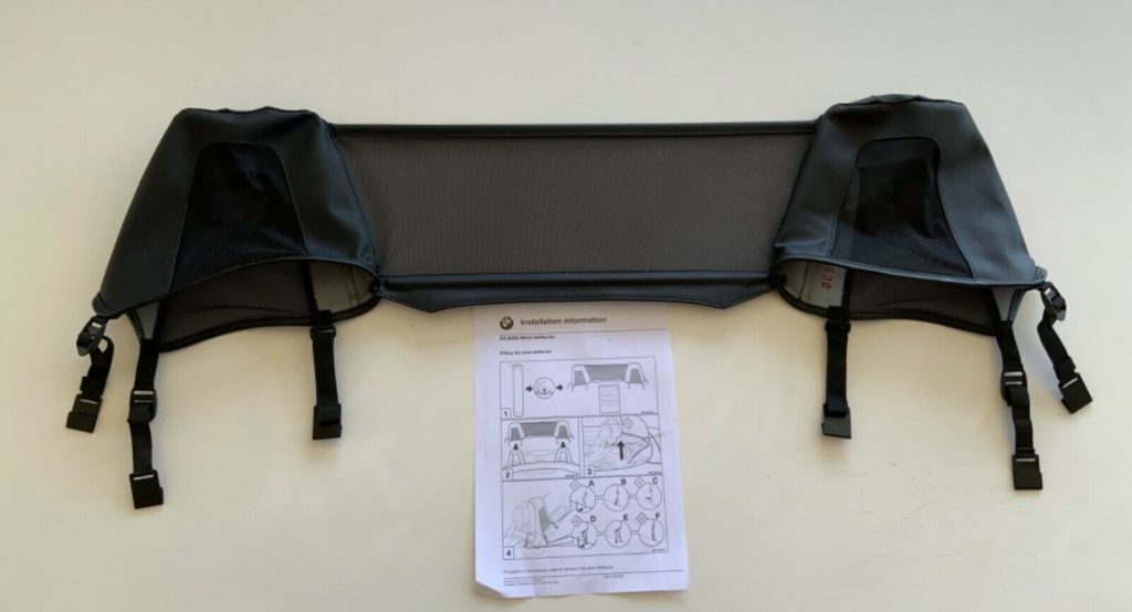 Bmw z4 e85 convertible wind deflector