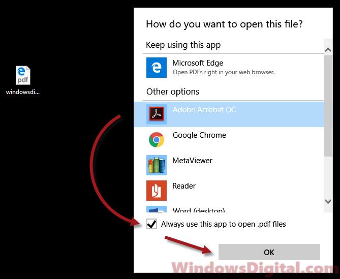 This extension provides pdf.js as the default pdf viewer in chrome. How To Change Default Pdf Viewer In Windows 10