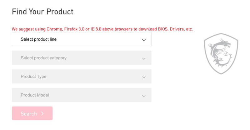 Msi driver app center