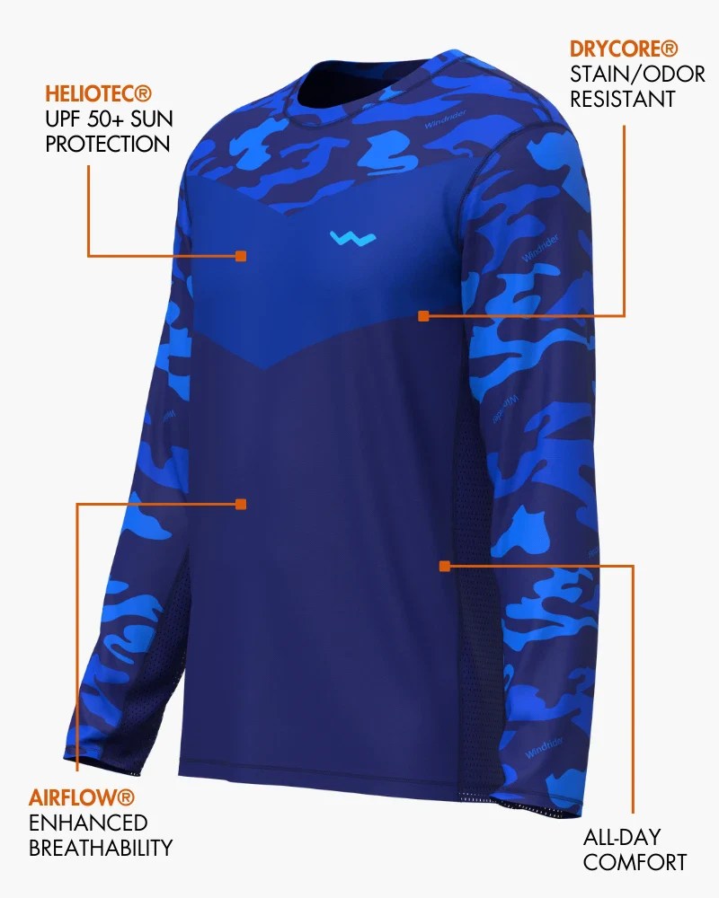 Helios Long Sleeve Fishing Shirt Windrider
