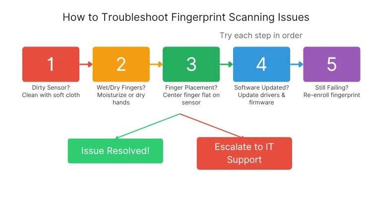 Troubleshoot Fingerprint Scanning Issues support in UAE