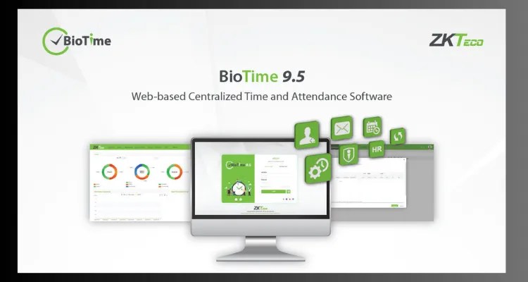 ZKTeco BioTime 9.5 Web-Based Time Attendance Software