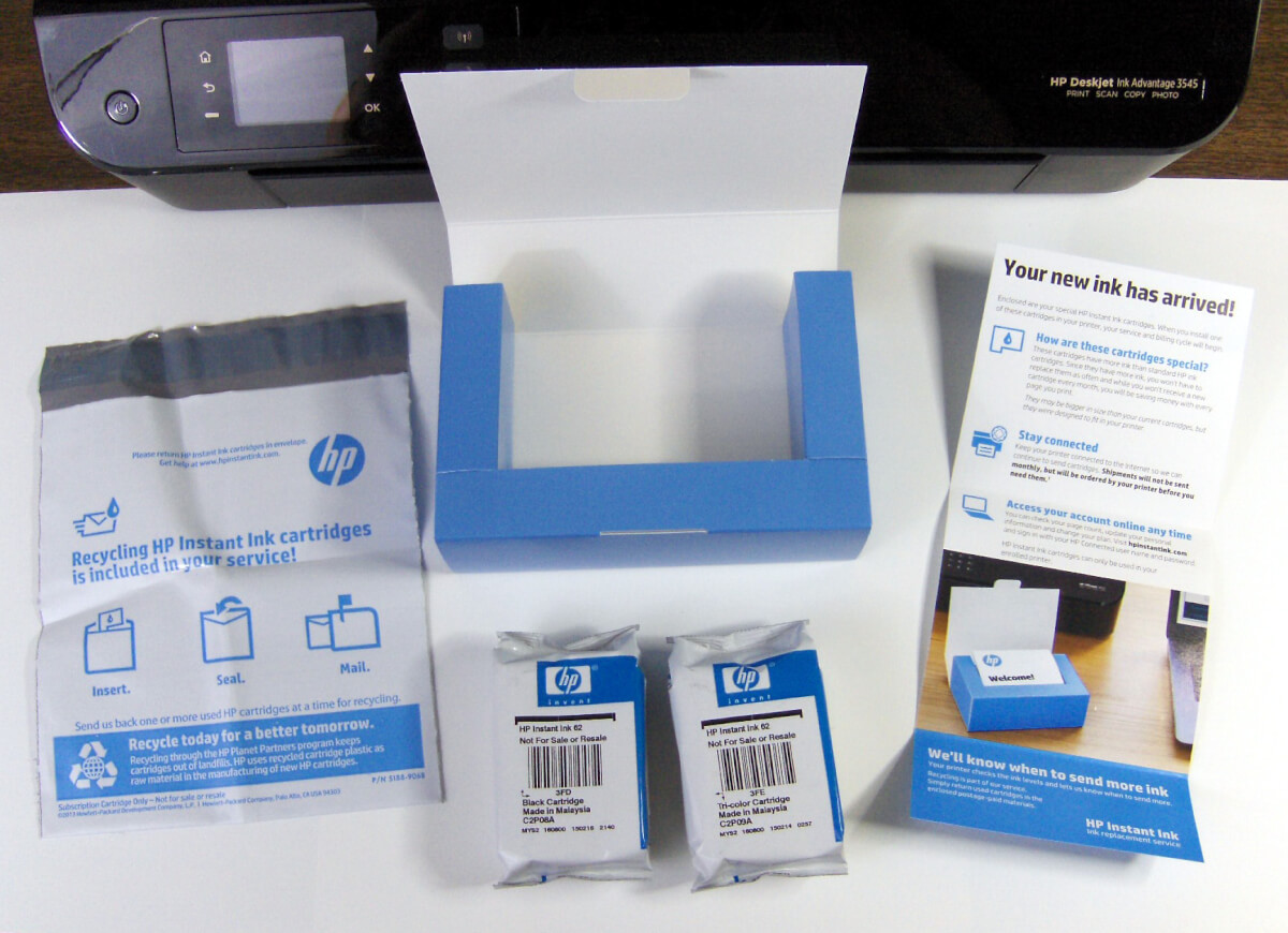 HP Brings Instant Ink Ink-Cartridge 