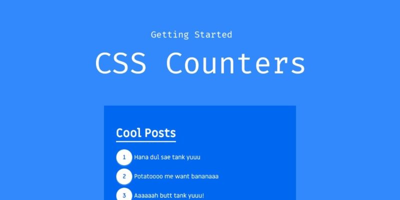 Css Counters Don T Work Inside Other Elements Stack Overflow - Premium Minimal Texture Gallery - 4K