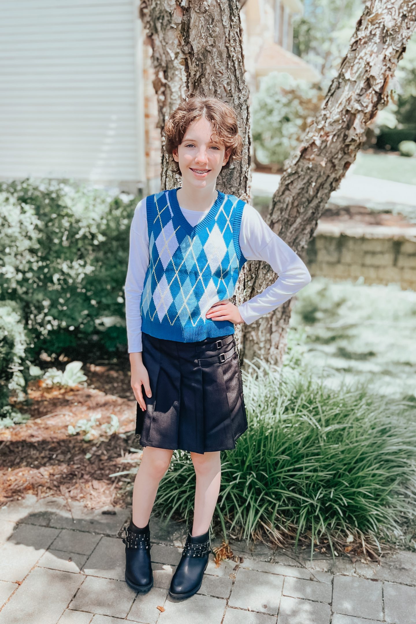 Back to school outfits for a middle school girl