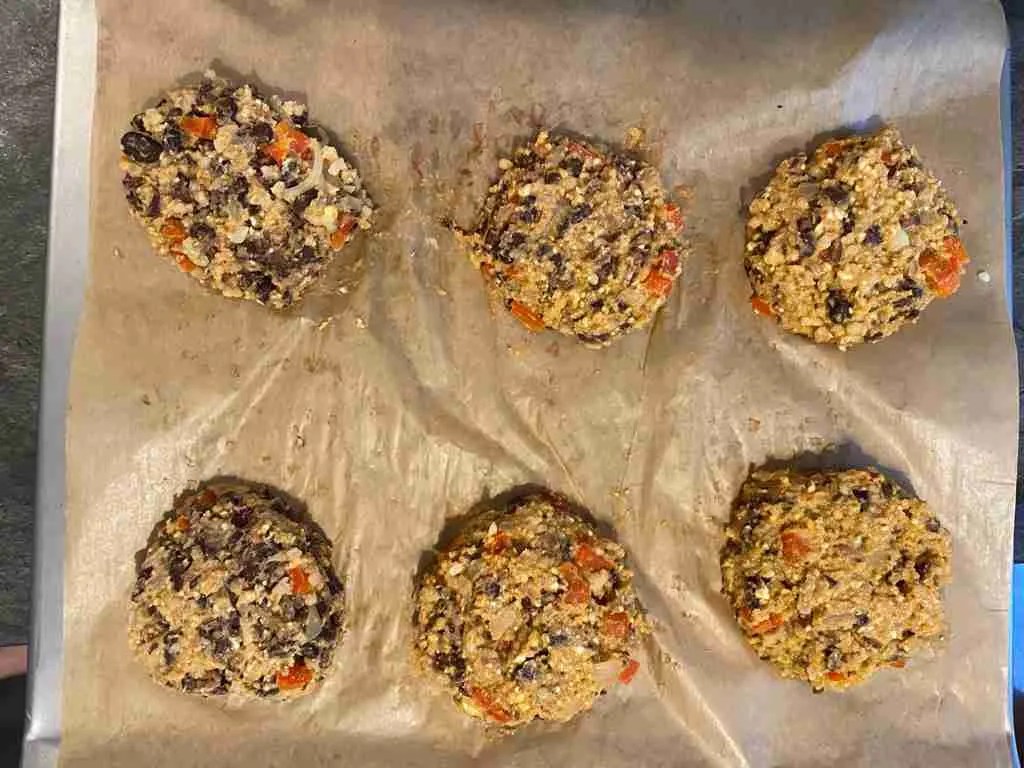 Matzo Kasha Vegetarian Black Bean Burger Without A Path