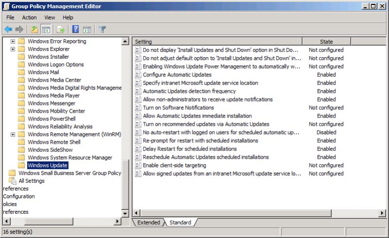Configuring Windows Update General Software Support And Discussion - Mobile Ocean Images for Desktop