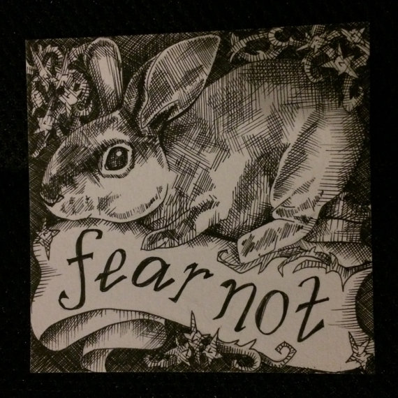 BRIARS | 2015 | 4" x 4", pen and ink on paper art tile