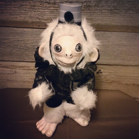 ALBINO CIRCUS MONKEY