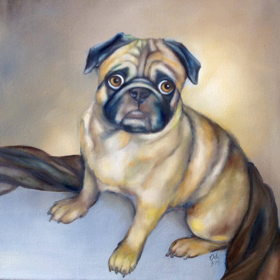 DUKE (commissioned portrait) | 2014 | oil on canvas