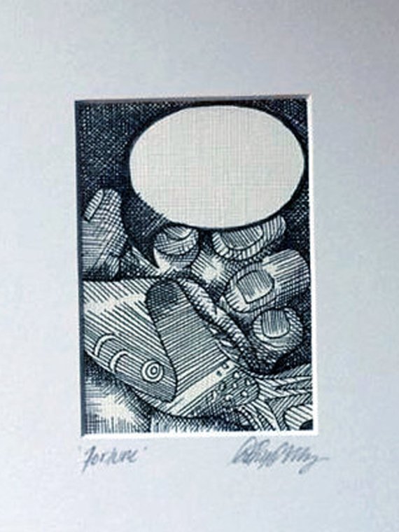 FORTUNE | 2011 | pen and ink art card, 2.5" x 3.5"