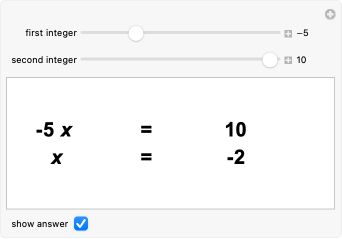 Solving Multiplication Equations Wolfram Demonstrations Project - Beautiful Space Wallpaper - HD