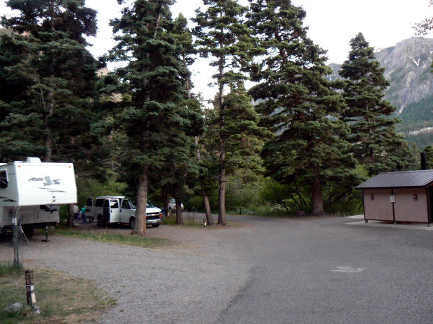 Amphitheater campground, uncompahgre national forest, ouray, colorado