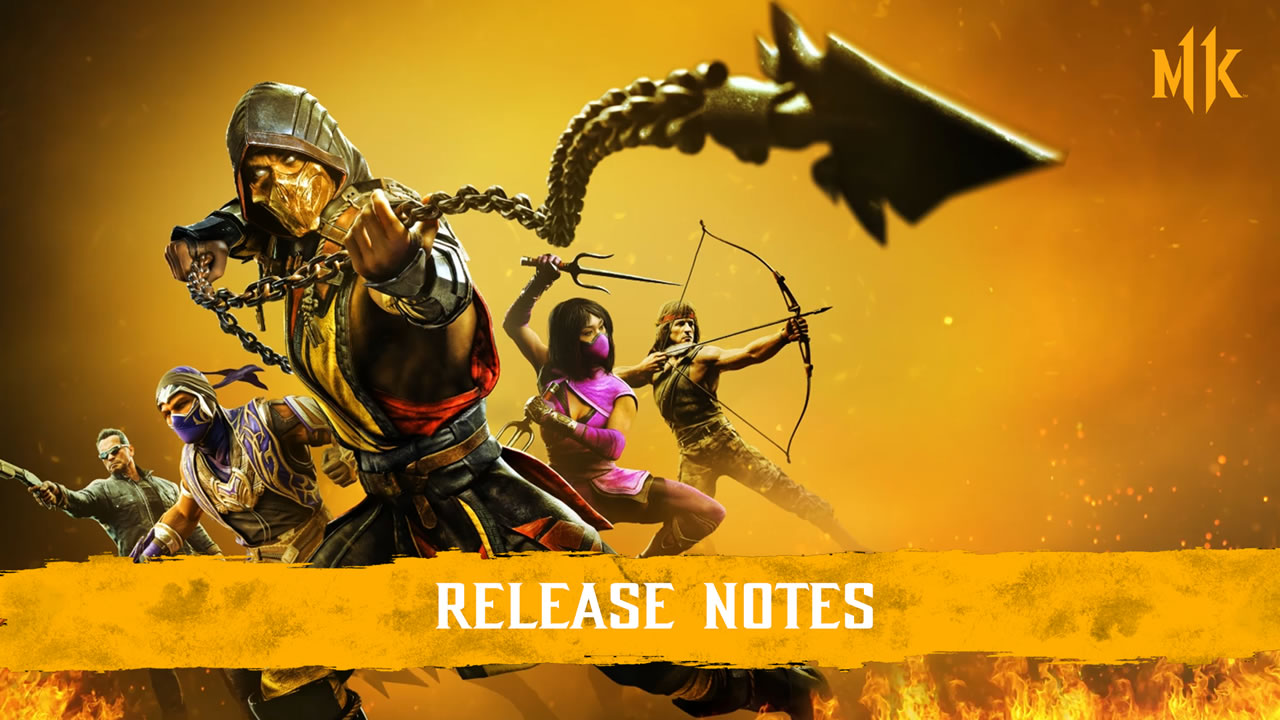 The case contains a download code for the game. Mortal Kombat 11 Update 1 28 Patch Notes Vom 26 Januar