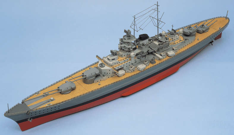 BISMARCK Battleship and Fittings Set