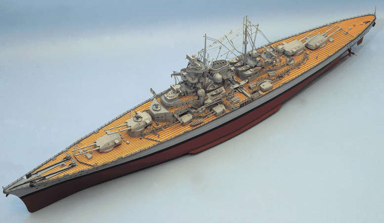 TIRPITZ battleship and Fitting Set