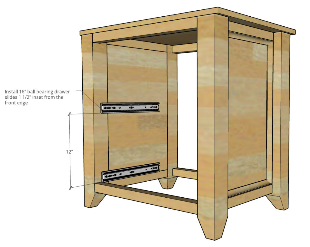 Woodworking file cabinet plans