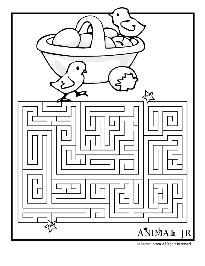 easter basket printable maze woo jr kids activities