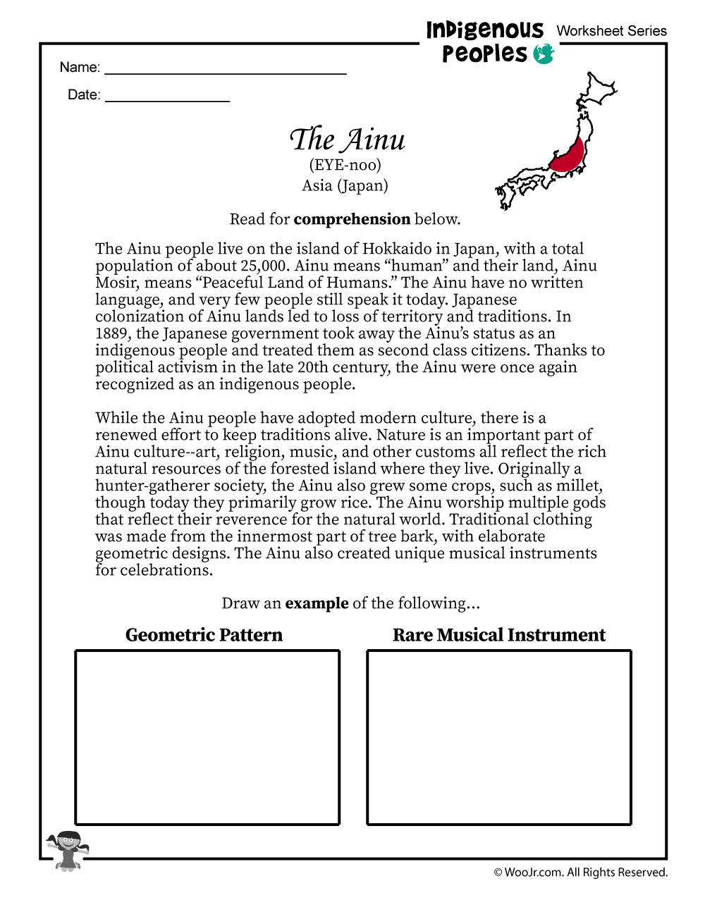 about the ainu woo jr kids activities children s publishing