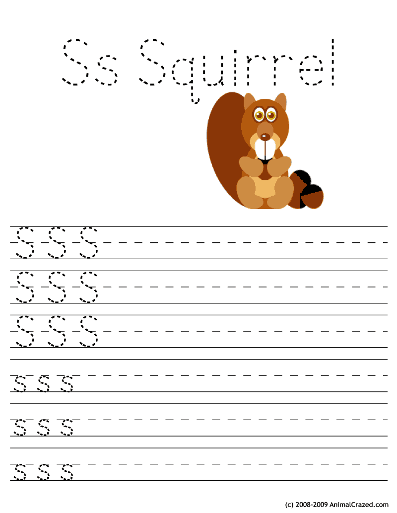 Teach kids by having them trace the letters and then let them write them on . Upper Lower Letter S Writing Practice Woo Jr Kids Activities Children S Publishing