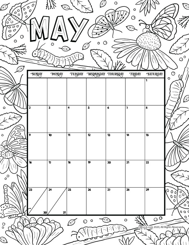 may 2021 printable calendar page woo jr kids activities children s publishing