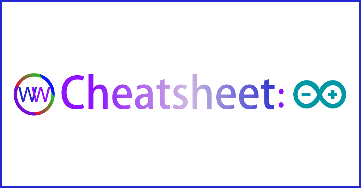 Arduino Cheatsheet Graphic