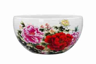 Flower Porcelain Pot