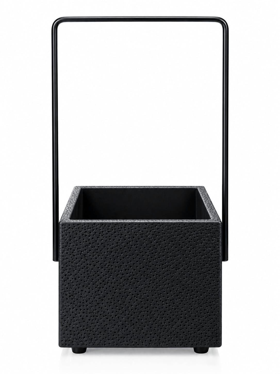 Modern Black Metal Planter (small)