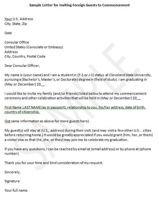 2 Free Graduation Invitation Letters Word Excel Templates