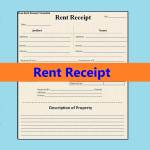 annual rent receipt free word templates