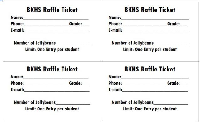 raffle ticket templates word templates docs
