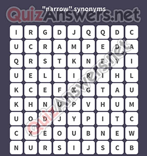 THIN TIGHT CRAMPED SLENDER CONFIDED