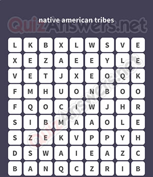 HOPI SIOUX NAVAJO APACHE PAWNEE PAIUTE SEMINOLE CHEROKEE