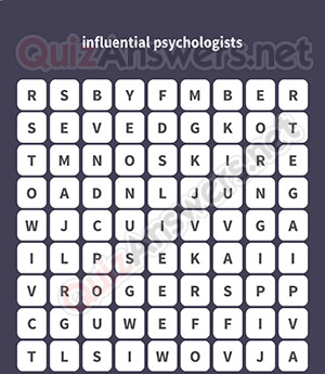 JUNG JAMES FREUD ROGERS PAVLOV PIAGET ERIKSON SKINNER