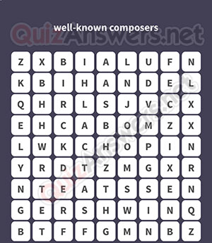 BACH BRAHMS HANDEL CHOPIN MOZART GERSHWIN BEETHOVEN