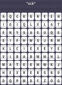 GREEN AILING QUEASY FEEBLE INFIRM NAUSEATED