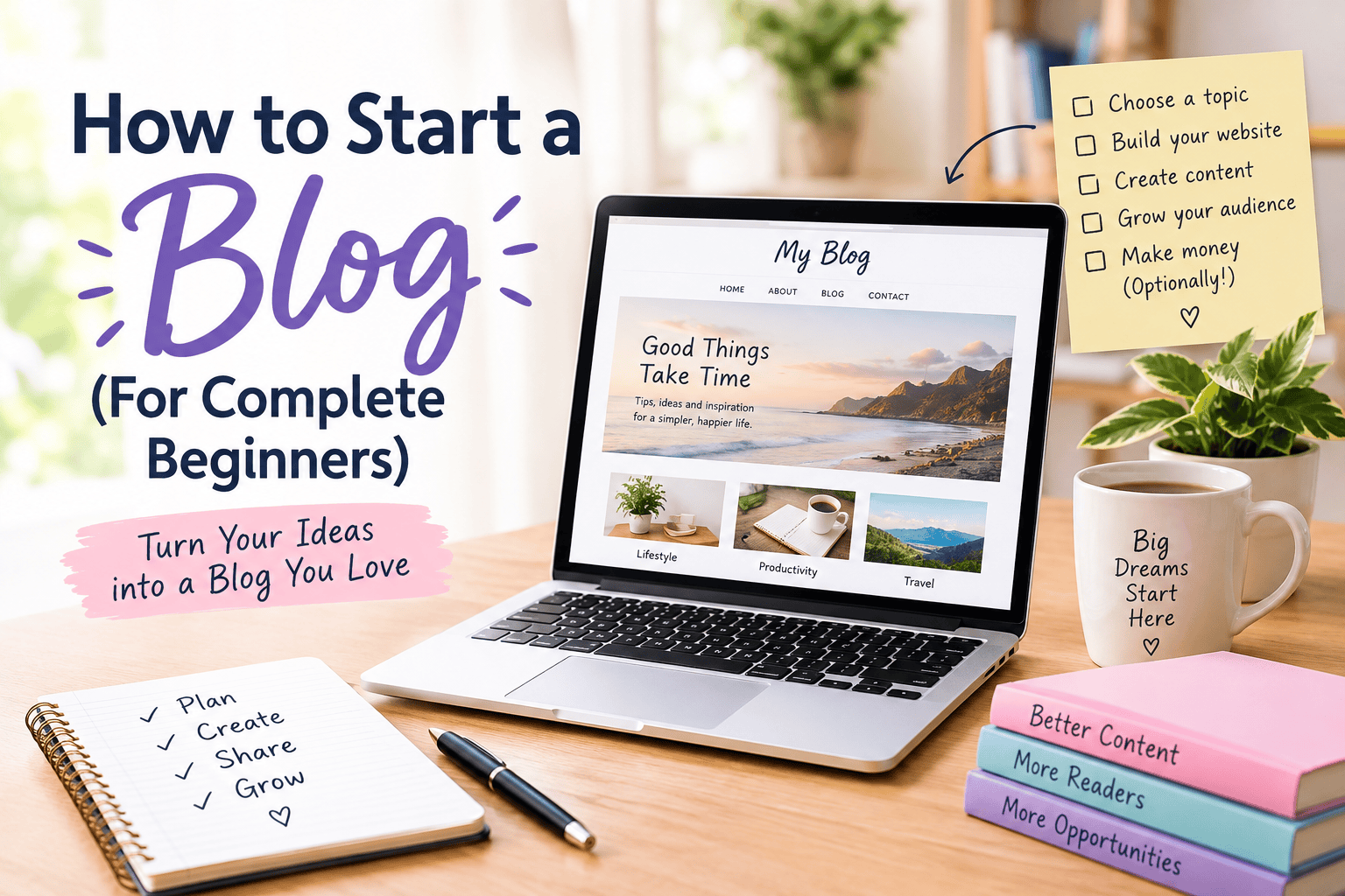 How to Start a Blog a Beginner's Guide
