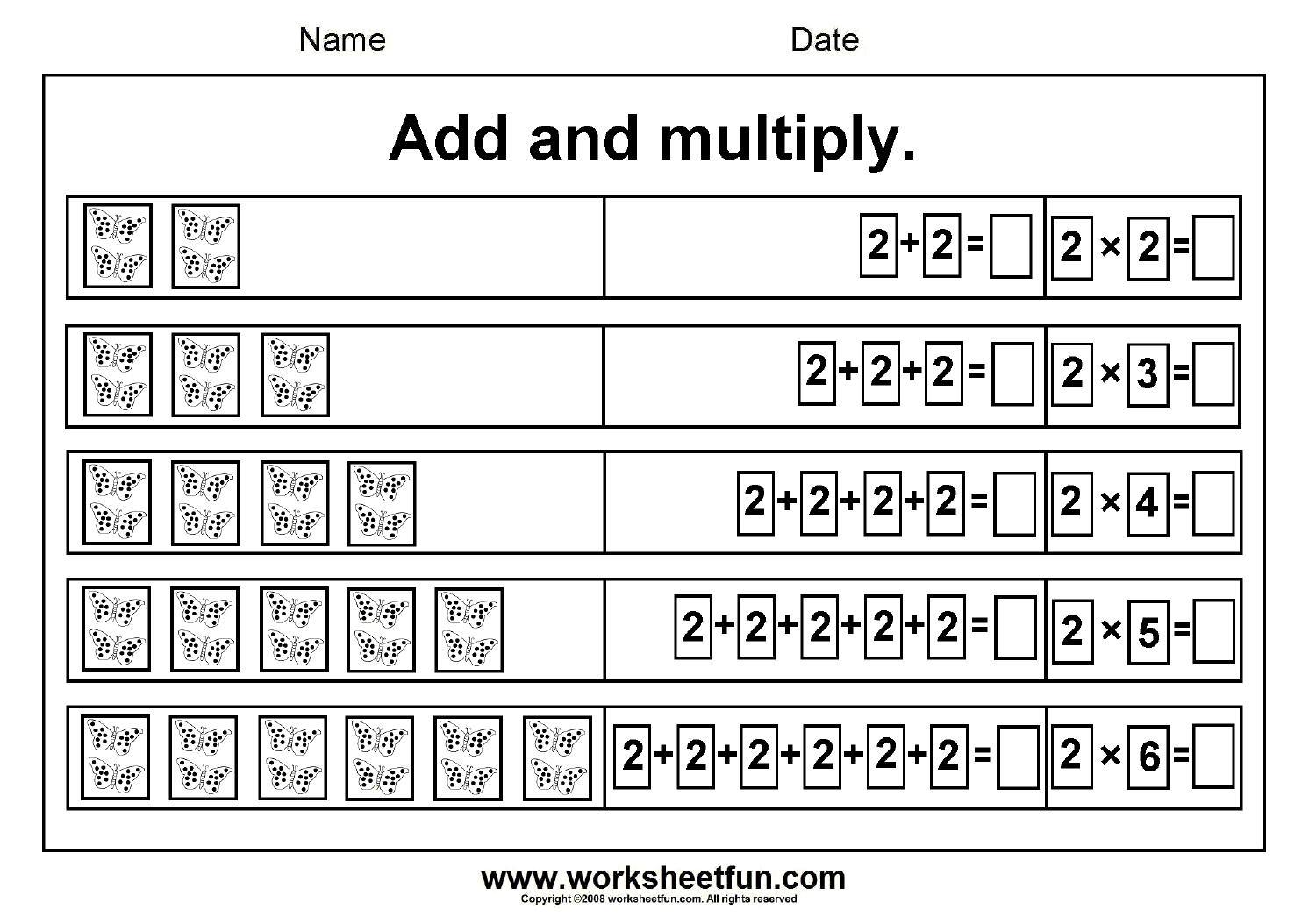 beginner multiplication 25678 9 add and multiply repeated