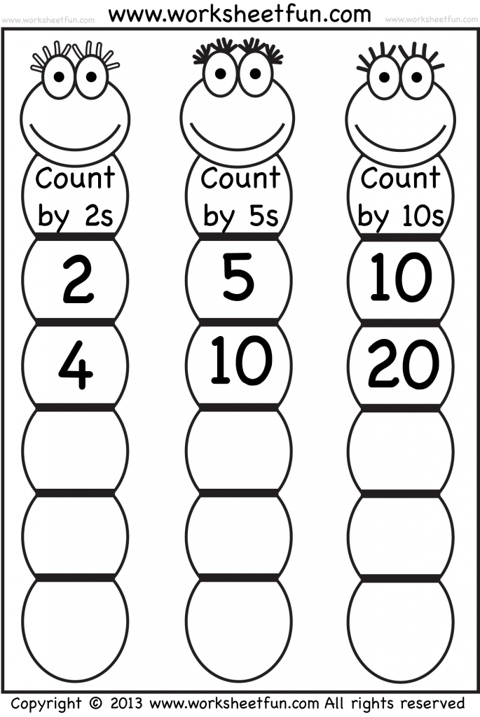 skip counting by 2 5 and 10 worksheet free printable worksheets