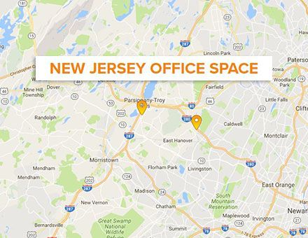 Parsippany Flexible Space For Lease Workstyle Spaces New Jersey Sub Map 