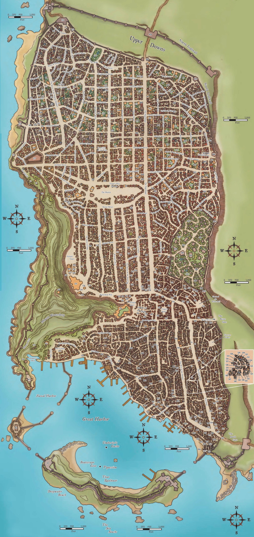 Waterdeep In Abeir Toril World Anvil 